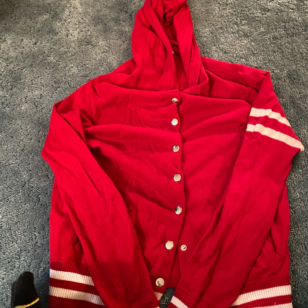 Cardigan with hood